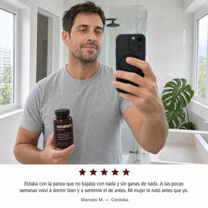 TESTOFORTE® — Recuperá tu testosterona y tu cuerpo masculino