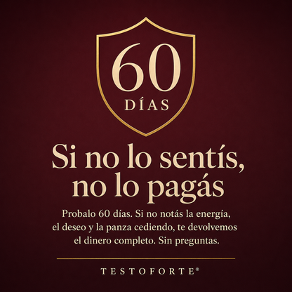 TESTOFORTE® — Recuperá tu testosterona y tu cuerpo masculino