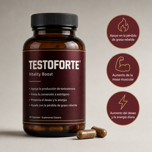 TESTOFORTE® — Recuperá tu testosterona y tu cuerpo masculino